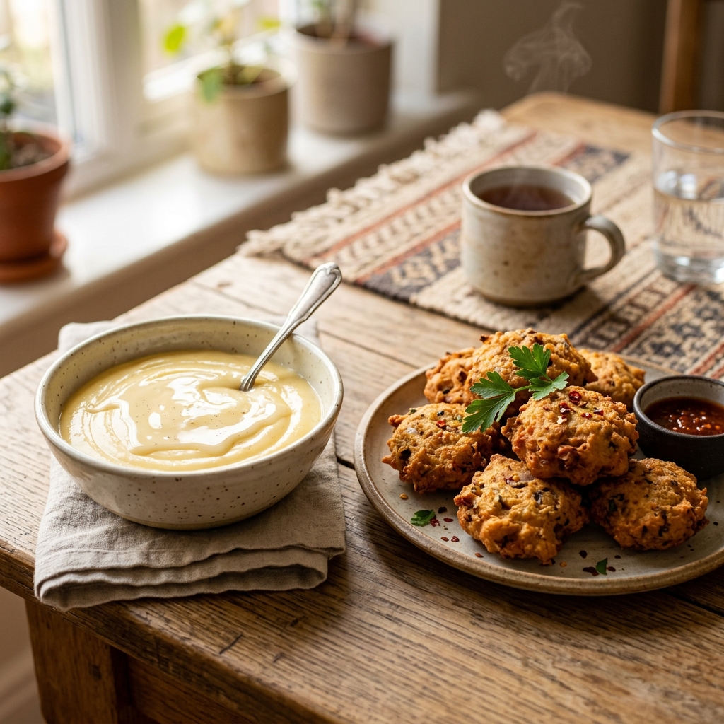 Creamy Custard & Akara